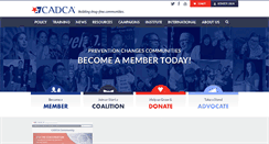 Desktop Screenshot of cadca.org